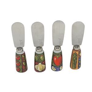Jo!e Set Of 4 Charcuterie Spreader Cheese Knife 5" M4